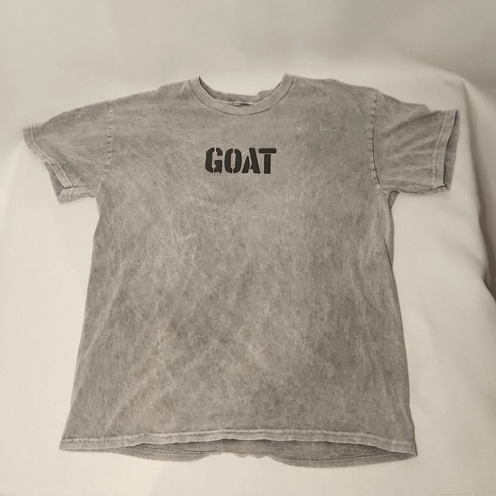 "GOAT" Distressed T-Shirt  Men's size Large
